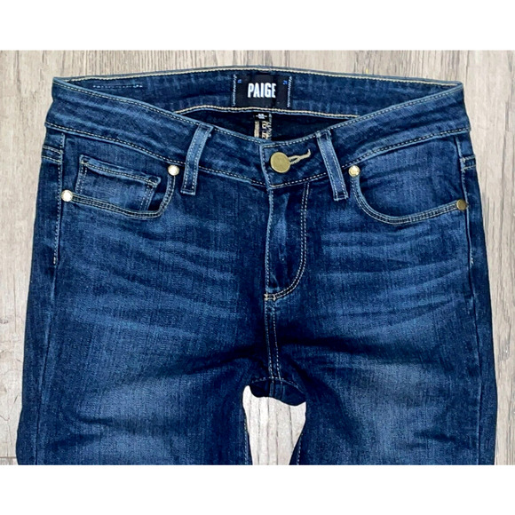 PAIGE Verdugo Ankle Mid Rise Skinny Leg Stretch Jeans Size 26 - Picture 1 of 4